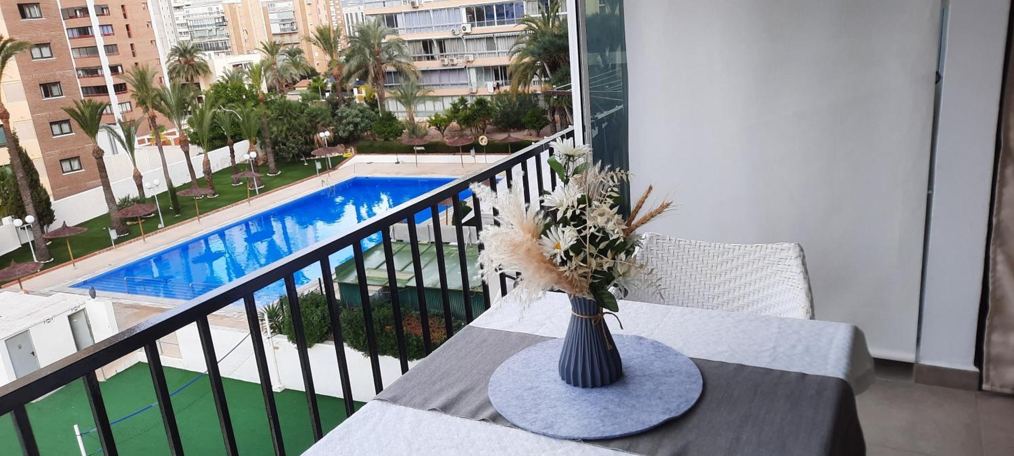 Ferienwohnung Happy Loix Wifi Aa Garage Pool Benidorm Exterior foto